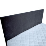 Kontinentaalvoodi LEVI 160x200cm, madratsiga, tumehall, 163x210xH114,5cm Kontinentaalvoodid