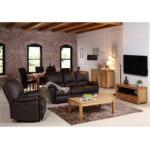TV-laud CHICAGO NEW 2-sahtliga, 140x40xH45cm, puit: tammespoon/MDF, värvus: naturaalne, viimistlus: õlitatud Elutoamööbel CHICAGO