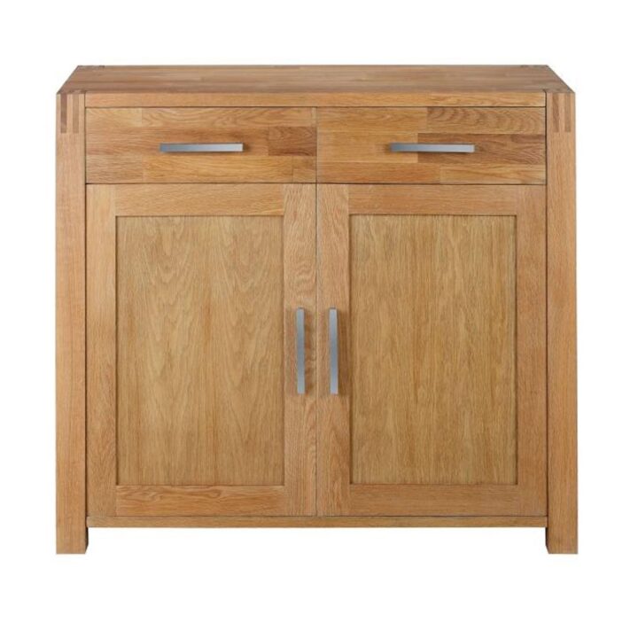 Kummut CHICAGO NEW 2-sahtli ja 2-uksega, 97x44xH86cm, puit: tammespoon/MDF, värvus: naturaalne, viimistlus: õlitatud Elutoamööbel CHICAGO