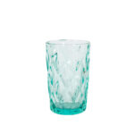 Joogiklaas kõrge CORAL 350ml, D8xH12cm, türkiis Klaasid, pokaalid Klaasid, pokaalid