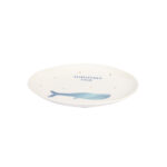 Taldrik SWIMMING FISH D21cm, valge/kuld Lauanõud Lauanõud
