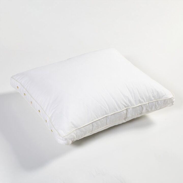 Padi HARMONY SERENITY, 50x60cm, toetavate minivedrudega, kate: valge puuvill Magamistuba PERFECT SLEEP