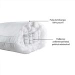 Padi HARMONY SERENITY, 50x60cm, toetavate minivedrudega, kate: valge puuvill Magamistuba PERFECT SLEEP