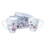 Kruusid MIA SNOW H10,5cm 340ml, 2tk kinkekarbis Jõulud