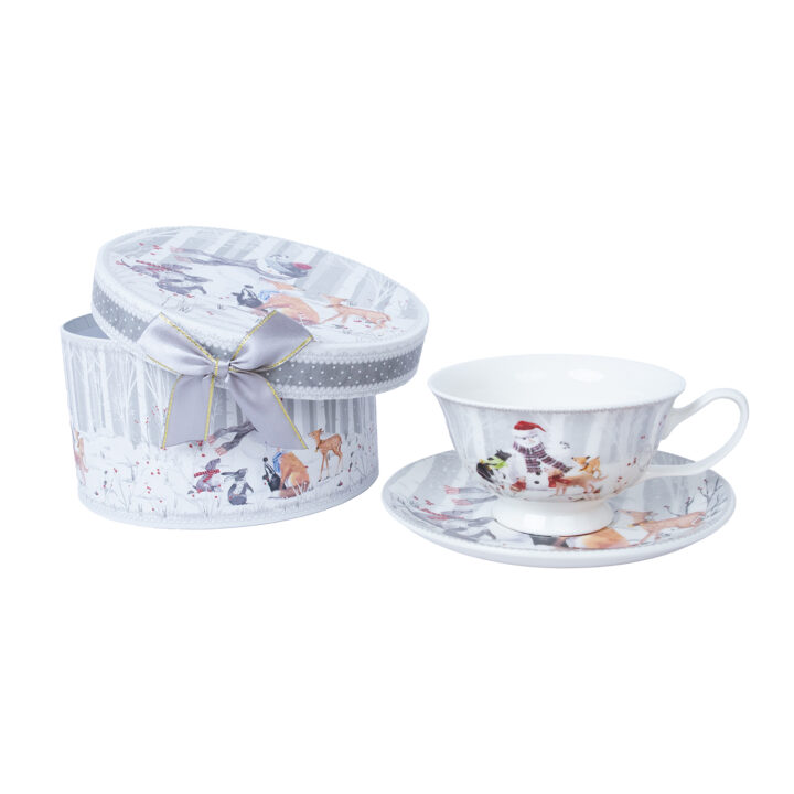 Tass/alustaldrik MIA SNOW 180ml kinkekarbis Jõulud