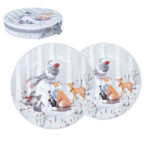 Taldrikud MIA SNOW D19cm 2tk kinkekarbis Jõulud