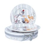 Taldrikud MIA SNOW D19cm 2tk kinkekarbis Jõulud