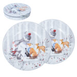 Taldrikud MIA SNOW D26cm 2tk kinkekarbis Jõulud