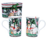 Kruusid MIA CATS 2tk H10,5cm 300ml, kinkekarbis Jõulud
