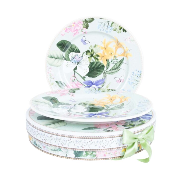Taldrikud MIA FLORA D19cm 2tk kinkekarbis Lauanõud