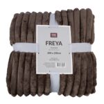 Pleed FREYA XL 200x230cm, hallikaspruun Jõulukingid Jõulukingid
