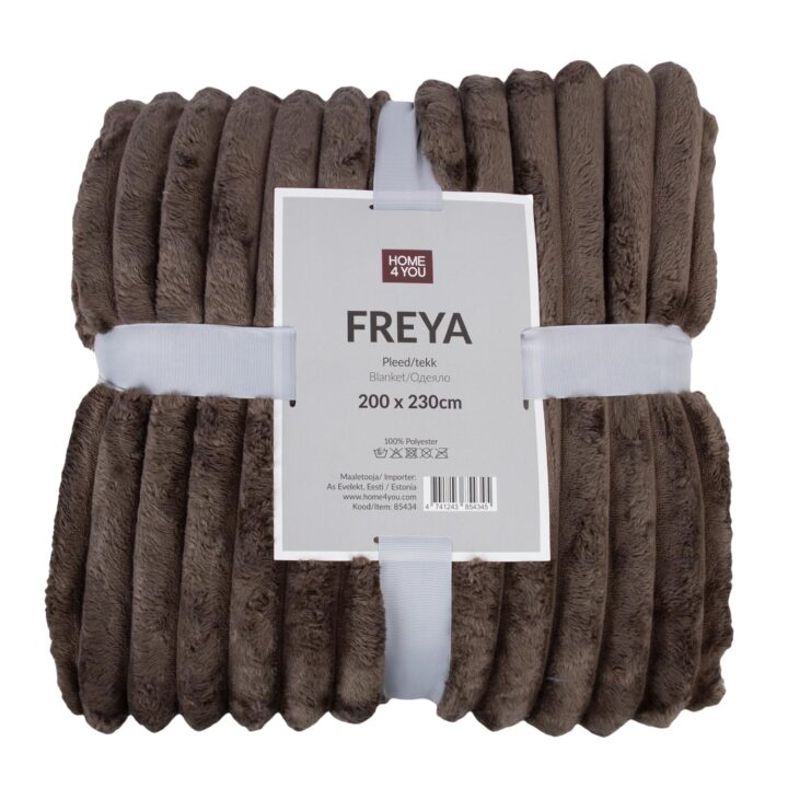 Pleed FREYA XL 200x230cm, hallikaspruun Jõulukingid Jõulukingid