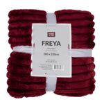 Pleed FREYA XL 200x230cm, tumepunane Jõulukingid Jõulukingid