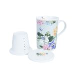 Kruus MIA FLORA H10,5cm 300ml sõelaga kinkekarbis Lauanõud
