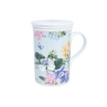 Kruus MIA FLORA H10,5cm 300ml sõelaga kinkekarbis Lauanõud