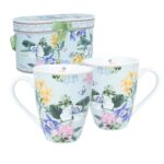 Kruusid MIA FLORA H10,5cm 340m 2tk kinkekarbis Lauanõud