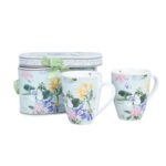 Kruusid MIA FLORA H10,5cm 340m 2tk kinkekarbis Lauanõud