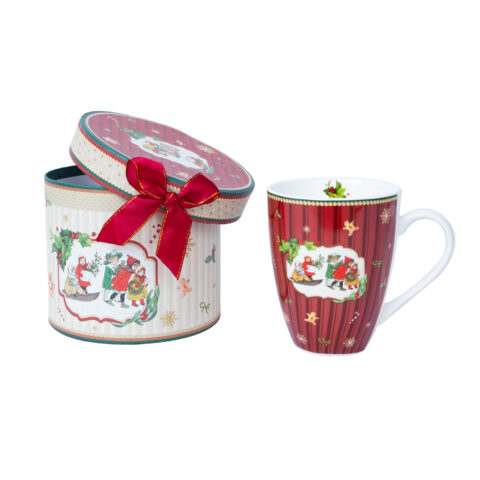 Kruus MIA CHRISTMAS H10,5cm 340ml kinkekarbis Jõulud