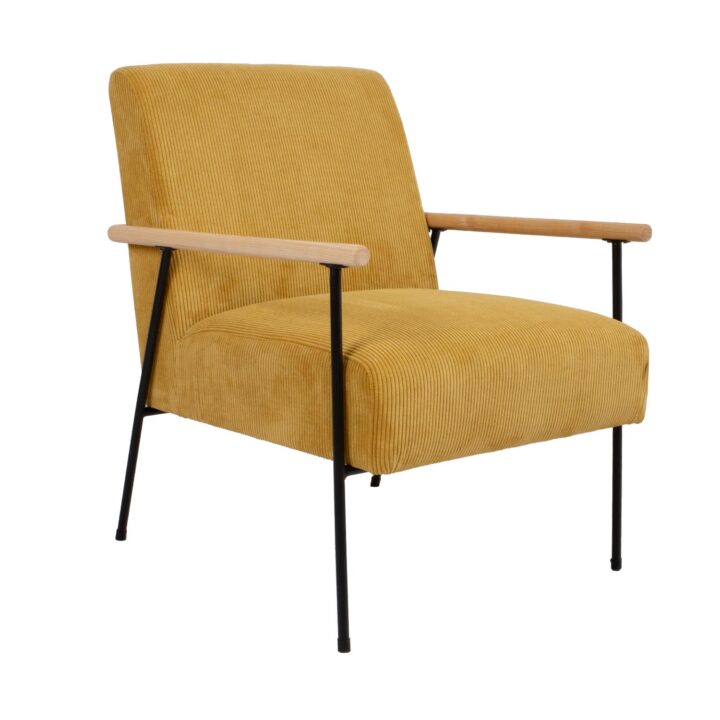 Tugitool JADE 63×75,5xH85,5cm, kollane Elutoamööbel H01-500 Tugitoolid ja kiiktoolid
