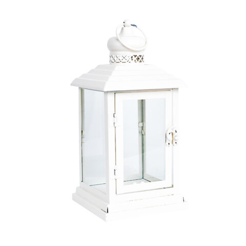Latern DEIA 13x13xH27cm, valge Laternad