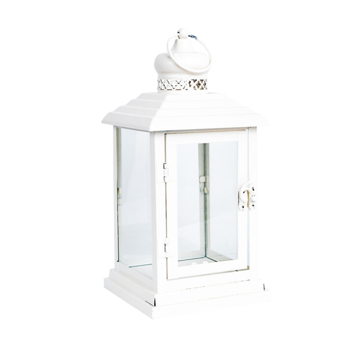 Latern DEIA 13x13xH27cm, valge Laternad