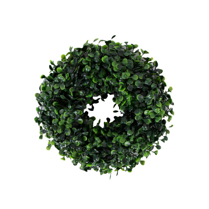 Pärg BUXUS GREENLAND D15cm, roheline kunstlill Kingiideed Kingiideed