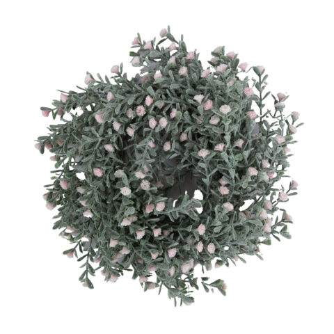 Pärg FLOWERLY D24cm, roosad õied Kunstlilled ja kunsttaimed Kunstlilled ja kunsttaimed