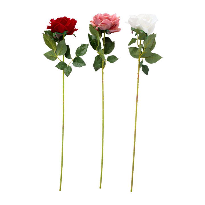 Kunstlill FLOWERLY H76cm, roos, mix Kingiideed Kingiideed