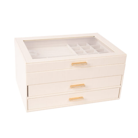 Ehtekarp SEZANE 26,5x18xH13,5cm, valge Dekoratiivtooted Dekoratiivtooted