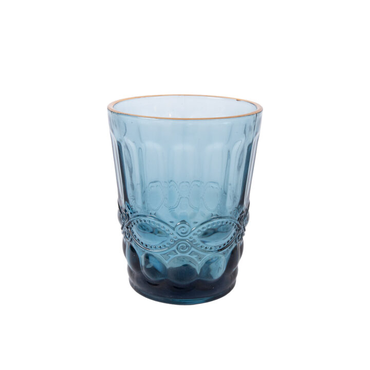 Joogiklaas madal LUNA 250ml, D8xH10cm, sinine Klaasid, pokaalid Klaasid, pokaalid