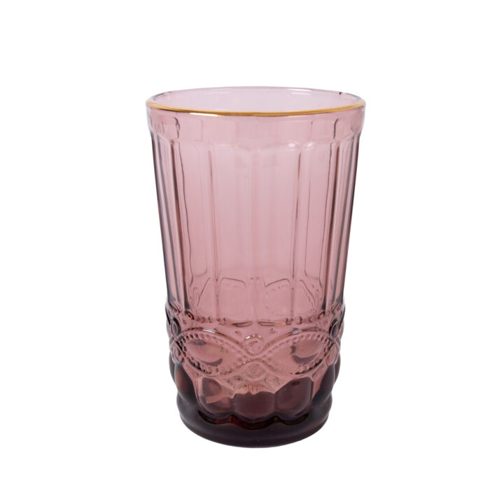 Joogiklaas kõrge LUNA 350ml, D8xH12cm, lilla Klaasid, pokaalid Klaasid, pokaalid