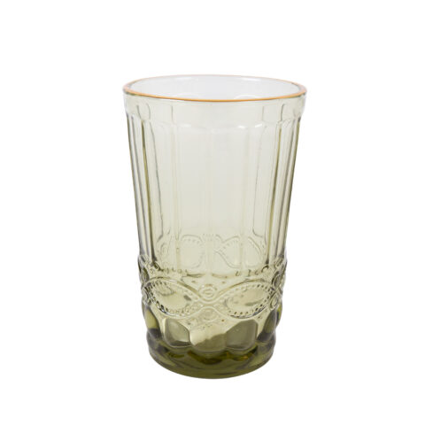 Joogiklaas kõrge LUNA 350ml, D8xH12cm, roheline Klaasid, pokaalid Klaasid, pokaalid