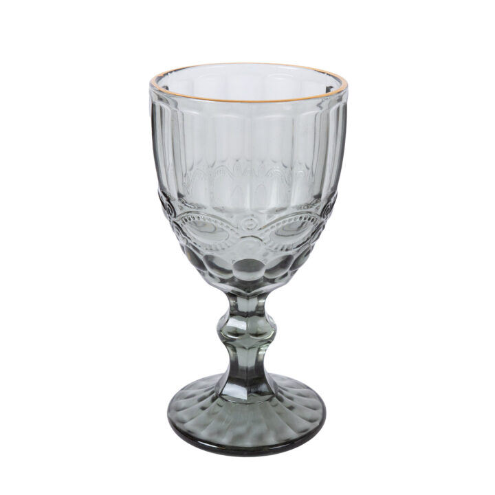 Veinipokaal LUNA 300ml, D9xH17cm, tumehall Klaasid, pokaalid Klaasid, pokaalid