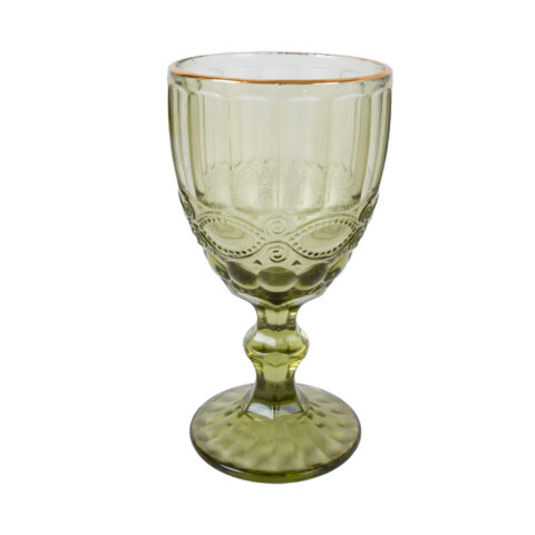 Veinipokaal LUNA 300ml, D9xH17cm, roheline Klaasid, pokaalid Klaasid, pokaalid