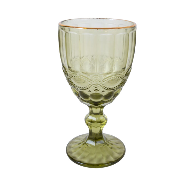 Veinipokaal LUNA 300ml, D9xH17cm, roheline Klaasid, pokaalid Klaasid, pokaalid