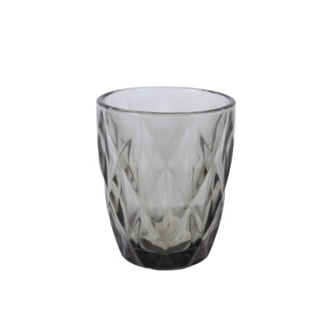Joogiklaas madal CORAL 250ml, D8xH10cm, tumehall Klaasid, pokaalid Klaasid, pokaalid