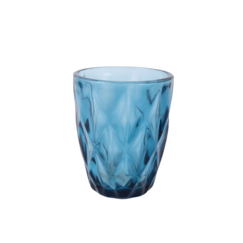 Joogiklaas madal CORAL 250ml, D8xH10cm, sinine Klaasid, pokaalid Klaasid, pokaalid