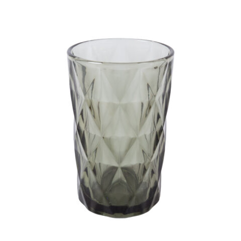 Joogiklaas kõrge CORAL 350ml, D8xH12cm, tumehall Klaasid, pokaalid Klaasid, pokaalid