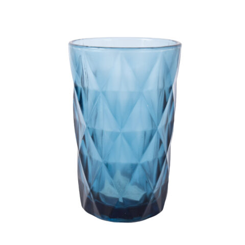 Joogiklaas kõrge CORAL 350ml, D8xH12cm, sinine Klaasid, pokaalid Klaasid, pokaalid