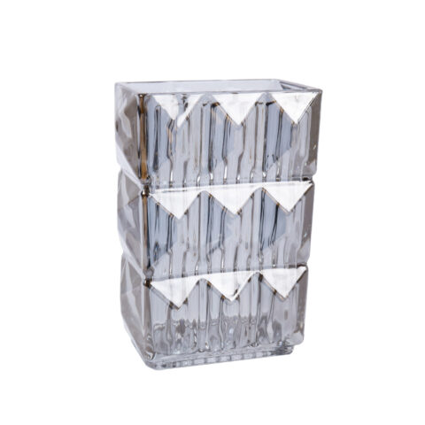Vaas AVRIL 13x8xH19cm, hõbedane Klaasvaasid Klaasvaasid