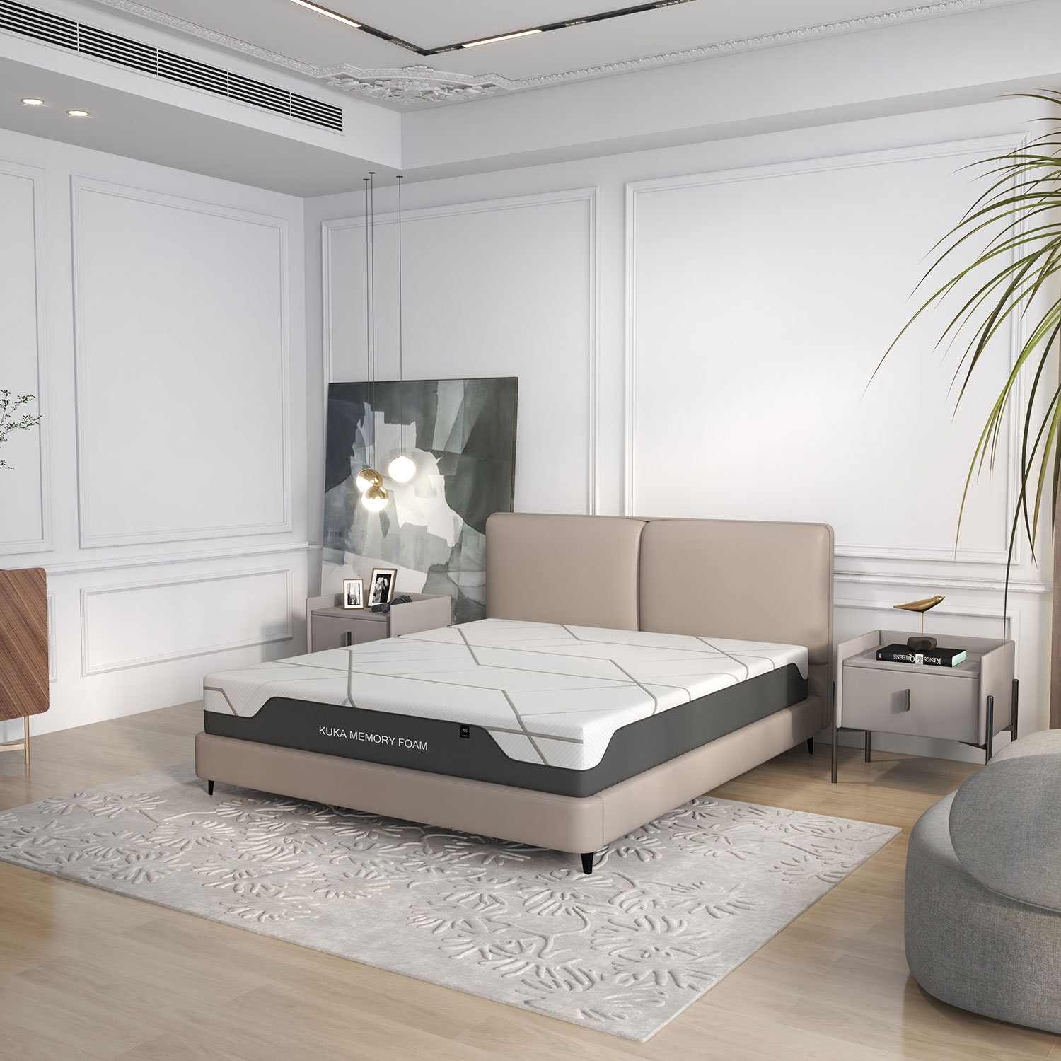 Poroloonmadrats KUKA MEMORY FOAM 160x200xH20cm Madratsid Poroloonmadrats KUKA MEMORY FOAM 160x200xH20cm Madratsid