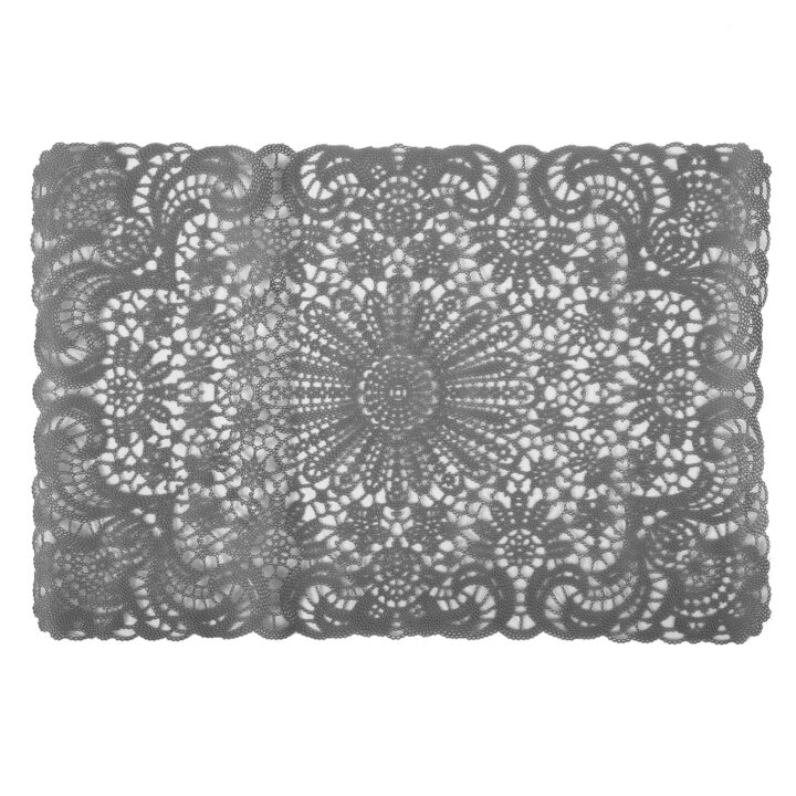 Lauamatid 4tk LACE 30x45cm, hall pits Sisustustekstiil Lauamatid