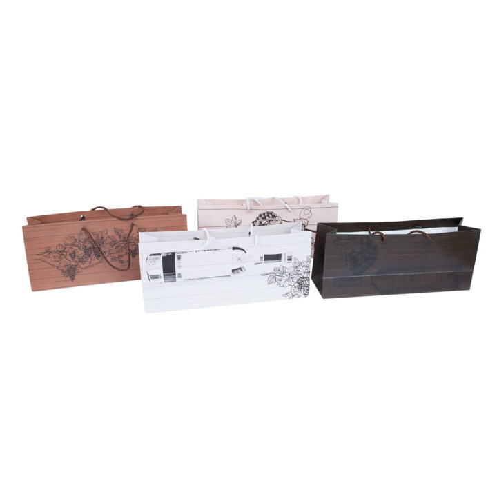Kinkekott pudelile GOOD WINE, 15,5x37x10 Sisustustooted