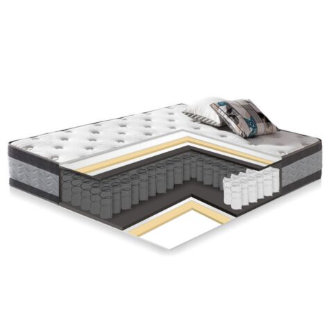 Vedrumadrats HARMONY DUO 140x200xH27cm, kahepoolne, rullpakendis Madratsid Madratsid