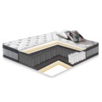 Vedrumadrats HARMONY DUO 160x200xH27cm, kahepoolne, rullpakendis Madratsid Madratsid