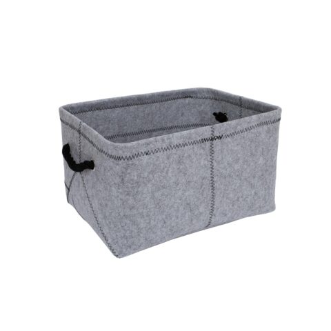 Kast MAX FELT-2, 40x29x22cm, helehall vilt Esik ja Garderoob Kangast karbid