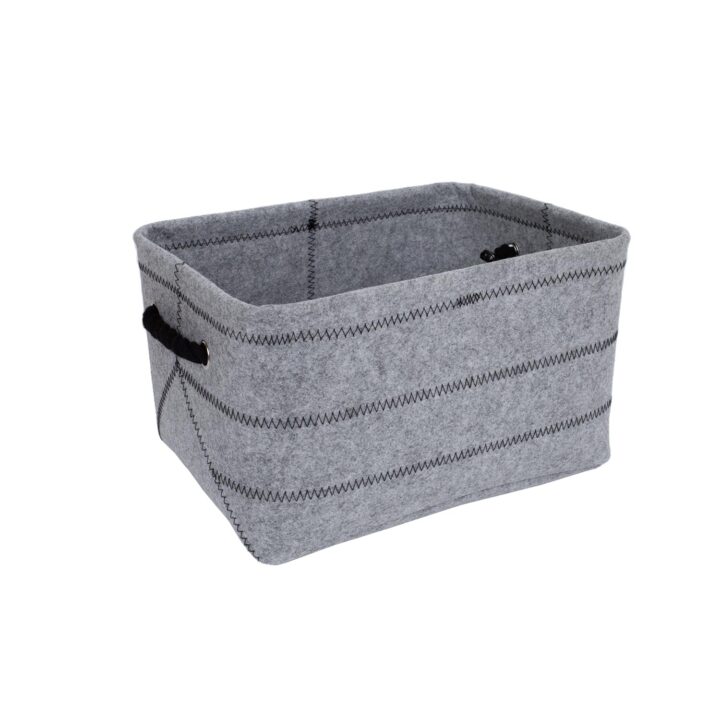 Kast MAX FELT-3, 36x26x20cm, helehall vilt Esik ja Garderoob Kangast karbid