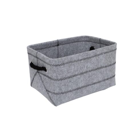 Kast MAX FELT-4, 32x23x18cm, helehall vilt Esik ja Garderoob Kangast karbid