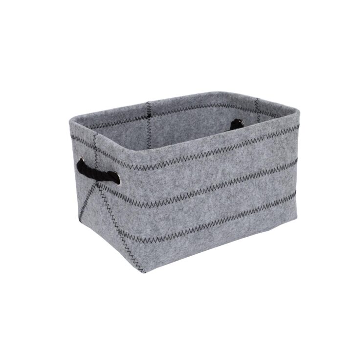Kast MAX FELT-4, 32x23x18cm, helehall vilt Esik ja Garderoob Kangast karbid