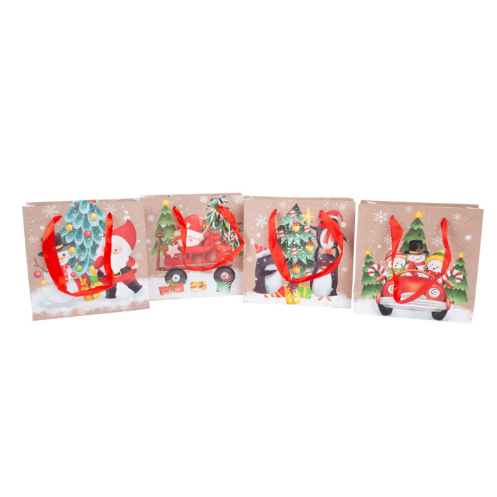 Kinkekott MERRY XS, 14,5x15x6cm, mix Jõulud